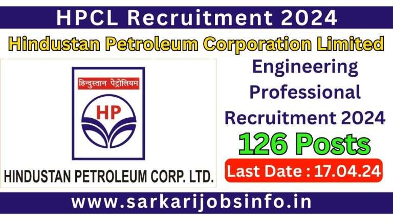 Hpcl Engineering Professional Recruitment Apply Online For