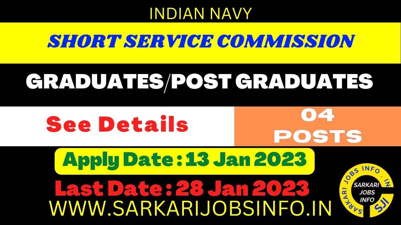 Indian Navy SSC Executive Sports And Law Branch Entry 2023 Apply Online ...