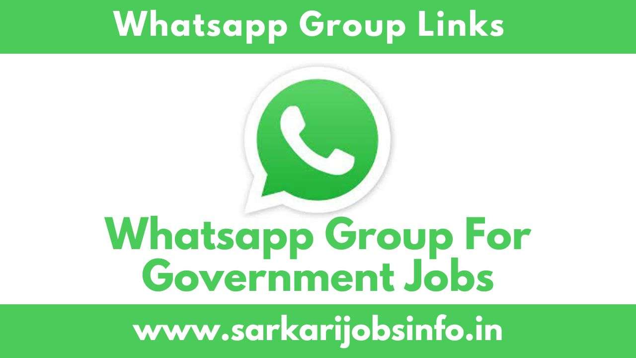Govt jobs whatsapp group link