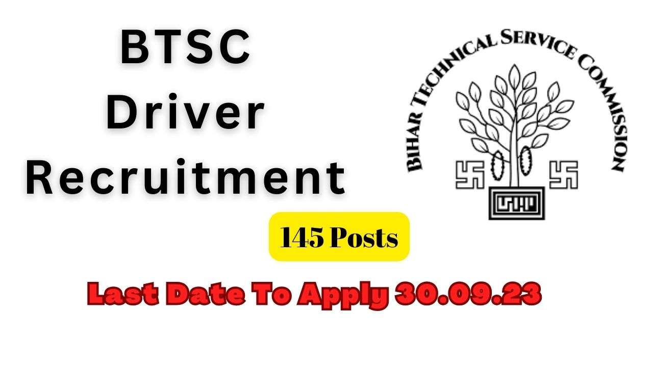 Bihar BTSC recruitment 2023