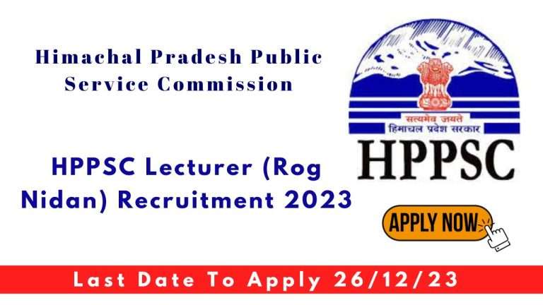 HPPSC Lecturer (Rog Nidan) Recruitment 2023 Apply Online - Sarkari Jobs ...