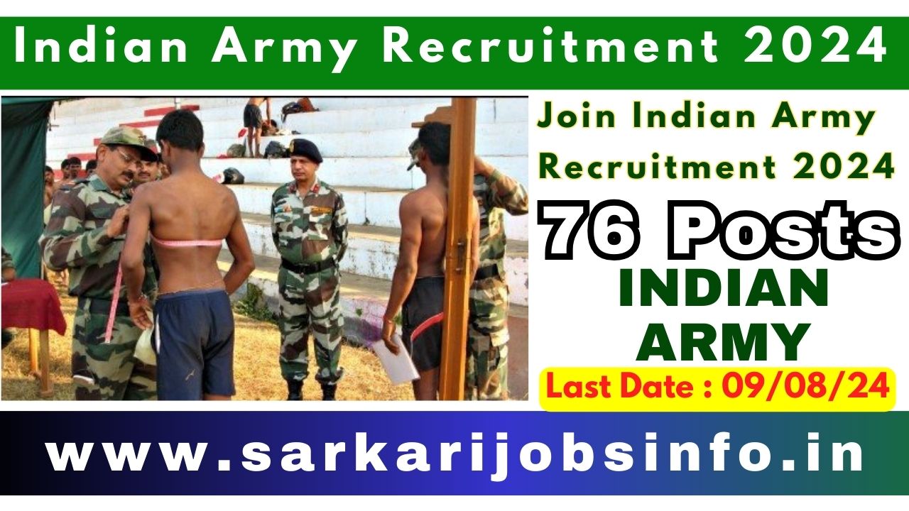 Join Indian Army NCC 57th Batch Recruitment 2024 Apply Online For 76