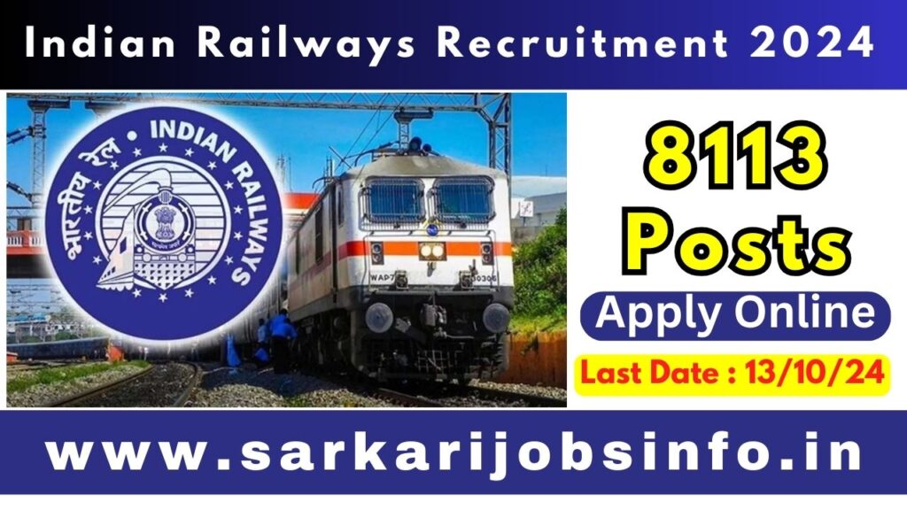 Indian Railways RRB Recruitment 2024