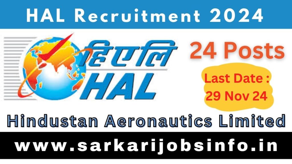 HAL Executive Recruitment 2024